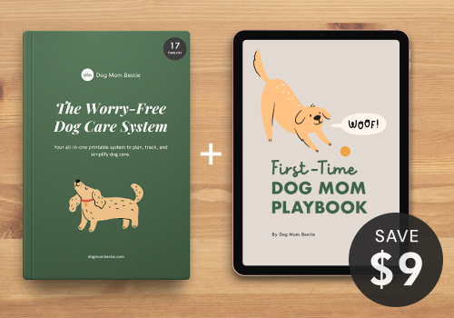 The Worry-Free Dog Care System and First-Time Dog Mom Playbook bundle